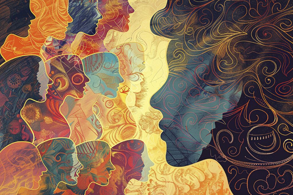 arte digital para la celebracion del dia internacional de la mujer y los derechos de la mujer